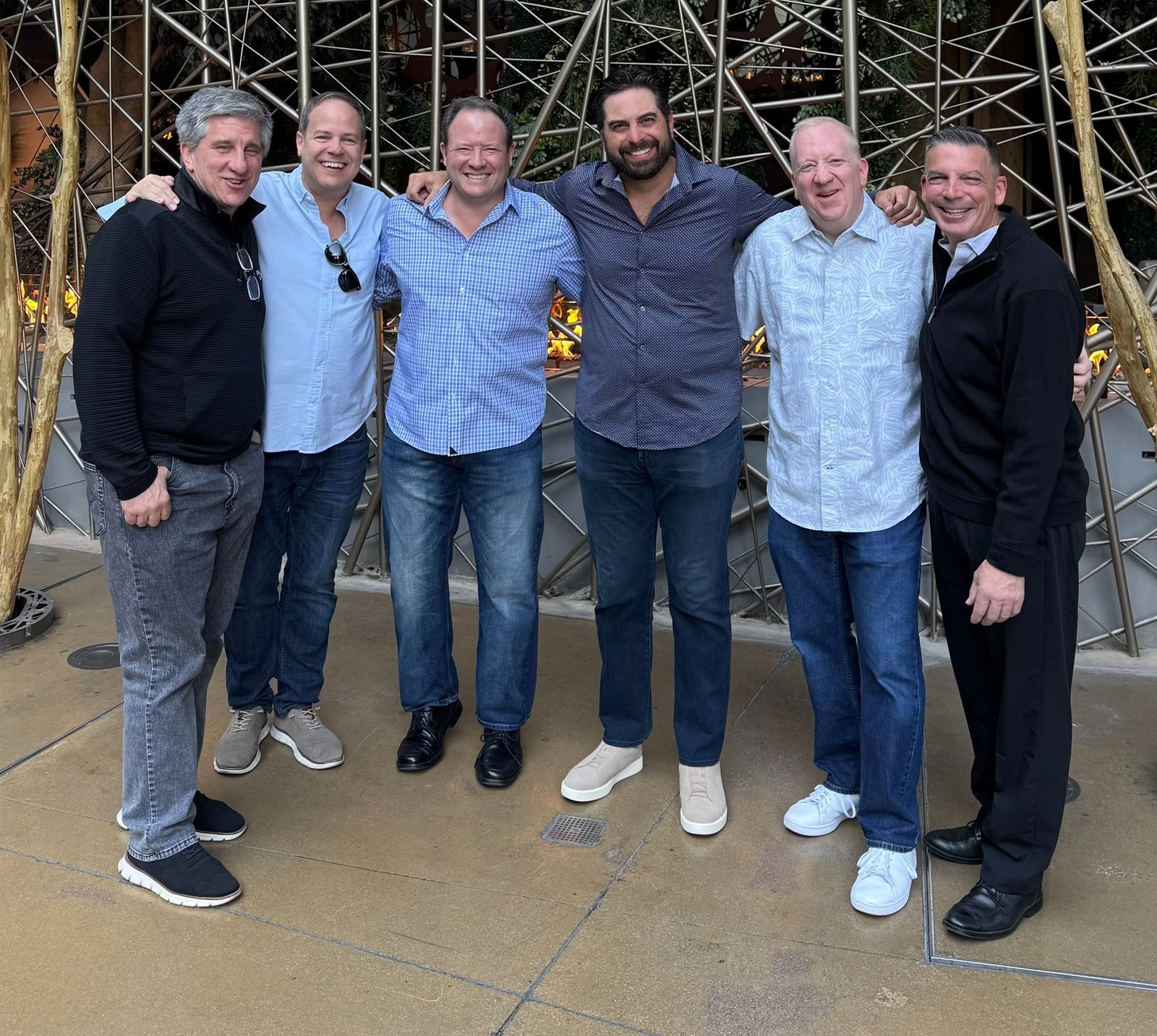 Dave Lorenzo with colleagues at a professional gathering